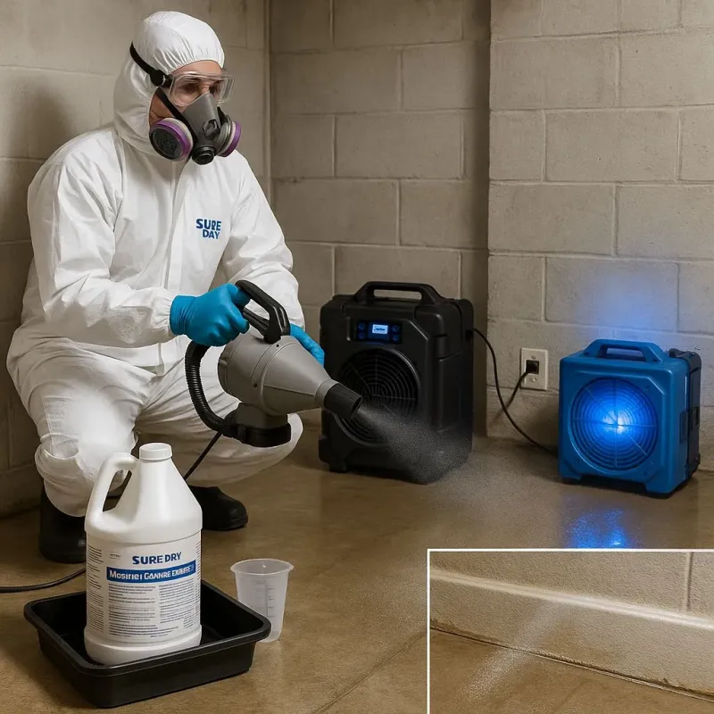 Sanitization and Odor Removal process in Circle D-KC Estates, TX