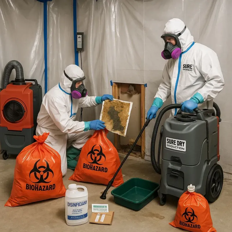 Contaminated Water Handling Protocols process in Circle D-KC Estates, TX