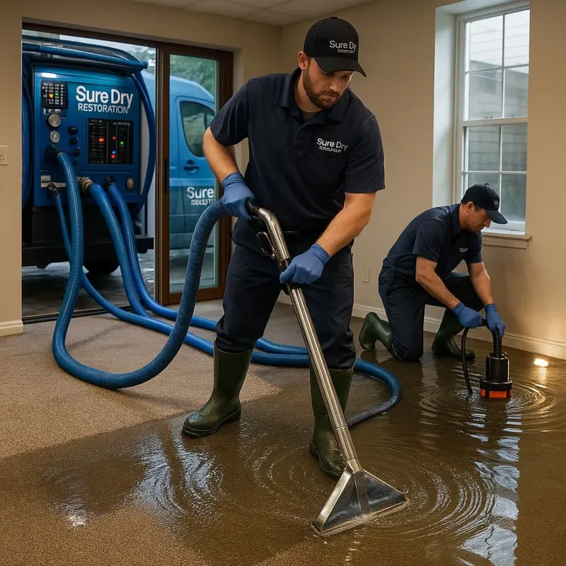 Water Extraction and Removal process in Circle D-KC Estates, TX